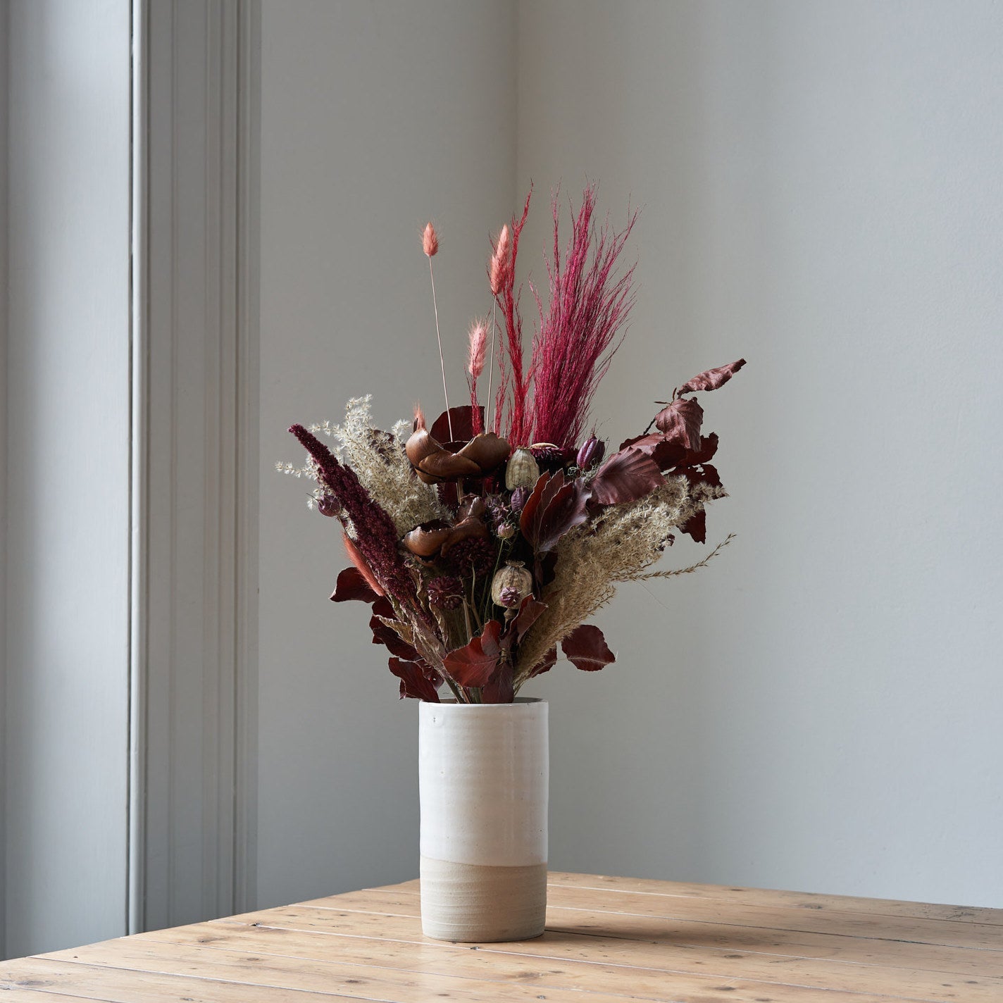 Dried Flower Bunch Red Velvet