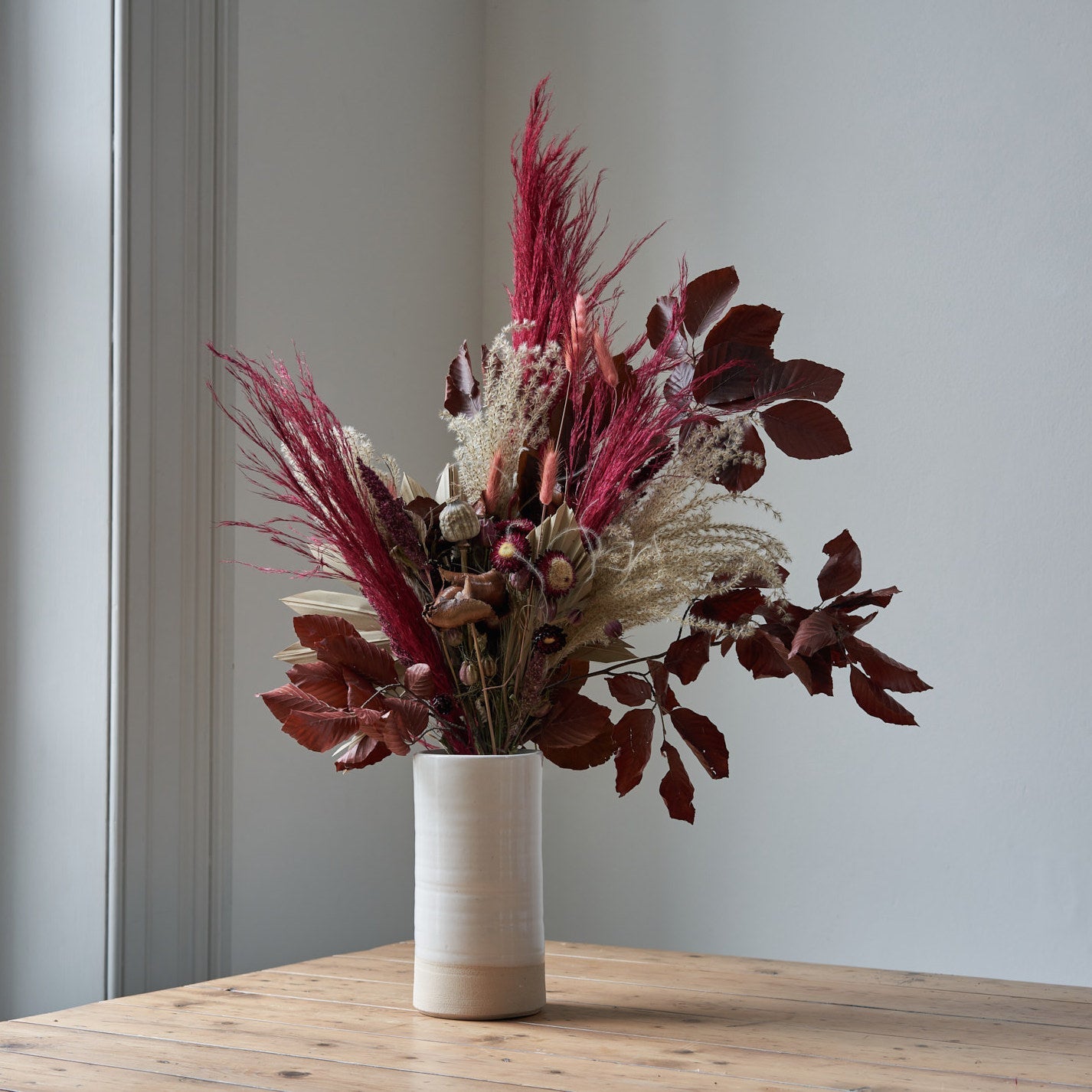 Dried Flower Bunch Red Velvet