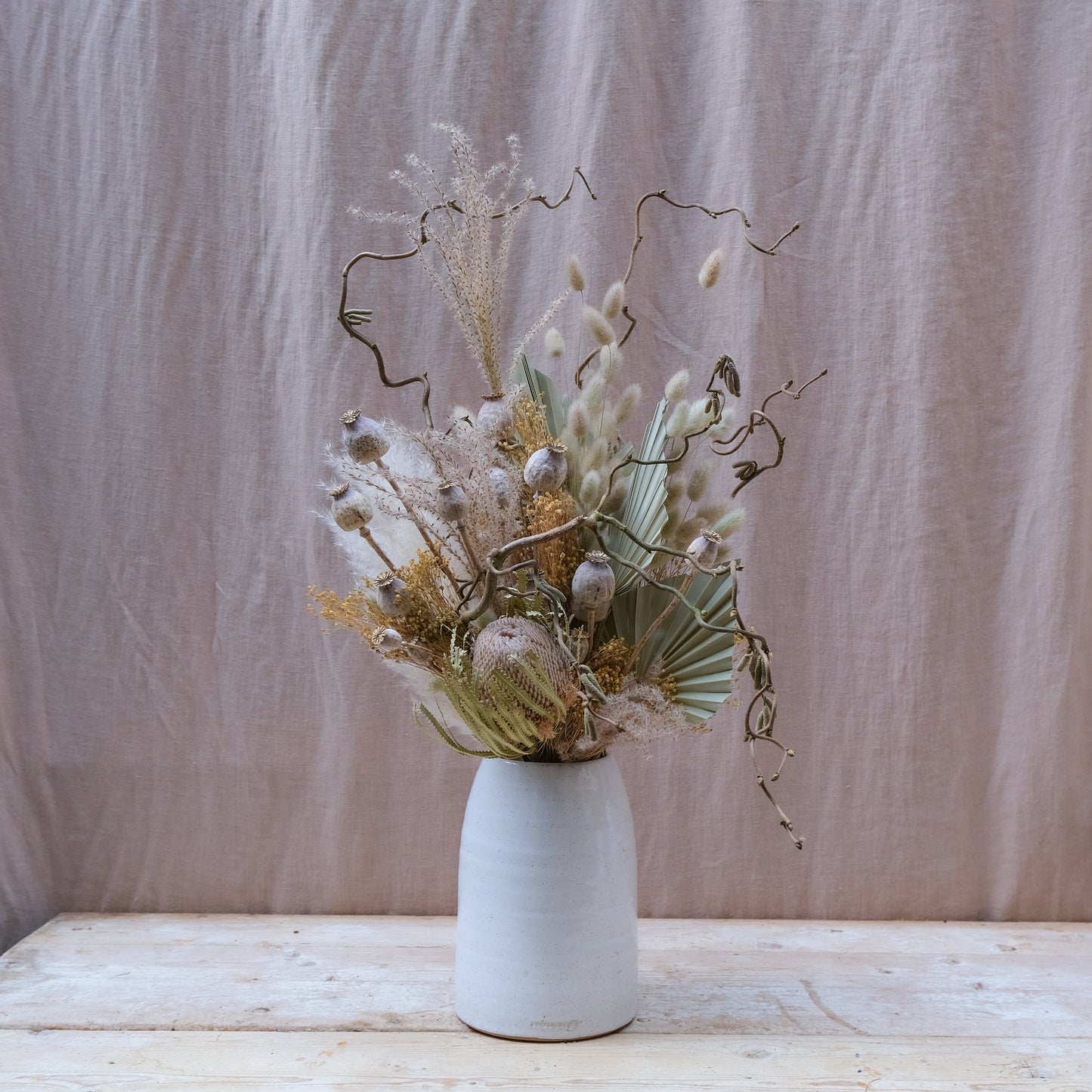 Fawn Wood Dried Flower Bouquet
