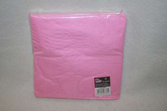 20 pink serviettes