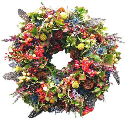 Radiant Autumn Door Wreath