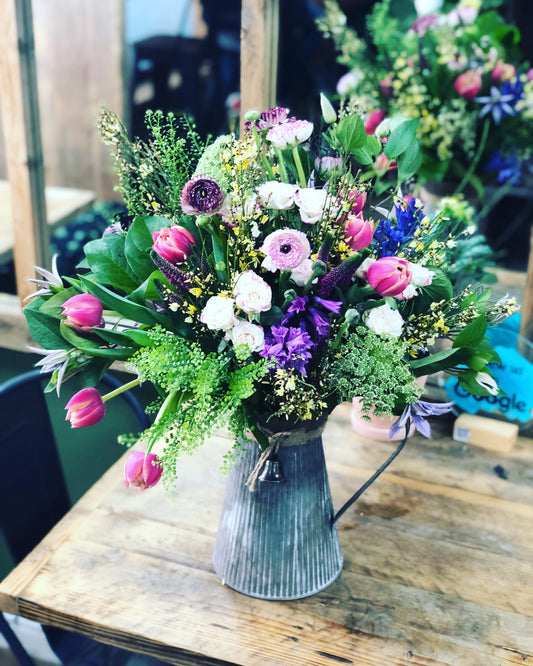Seasonal Jug arrangement